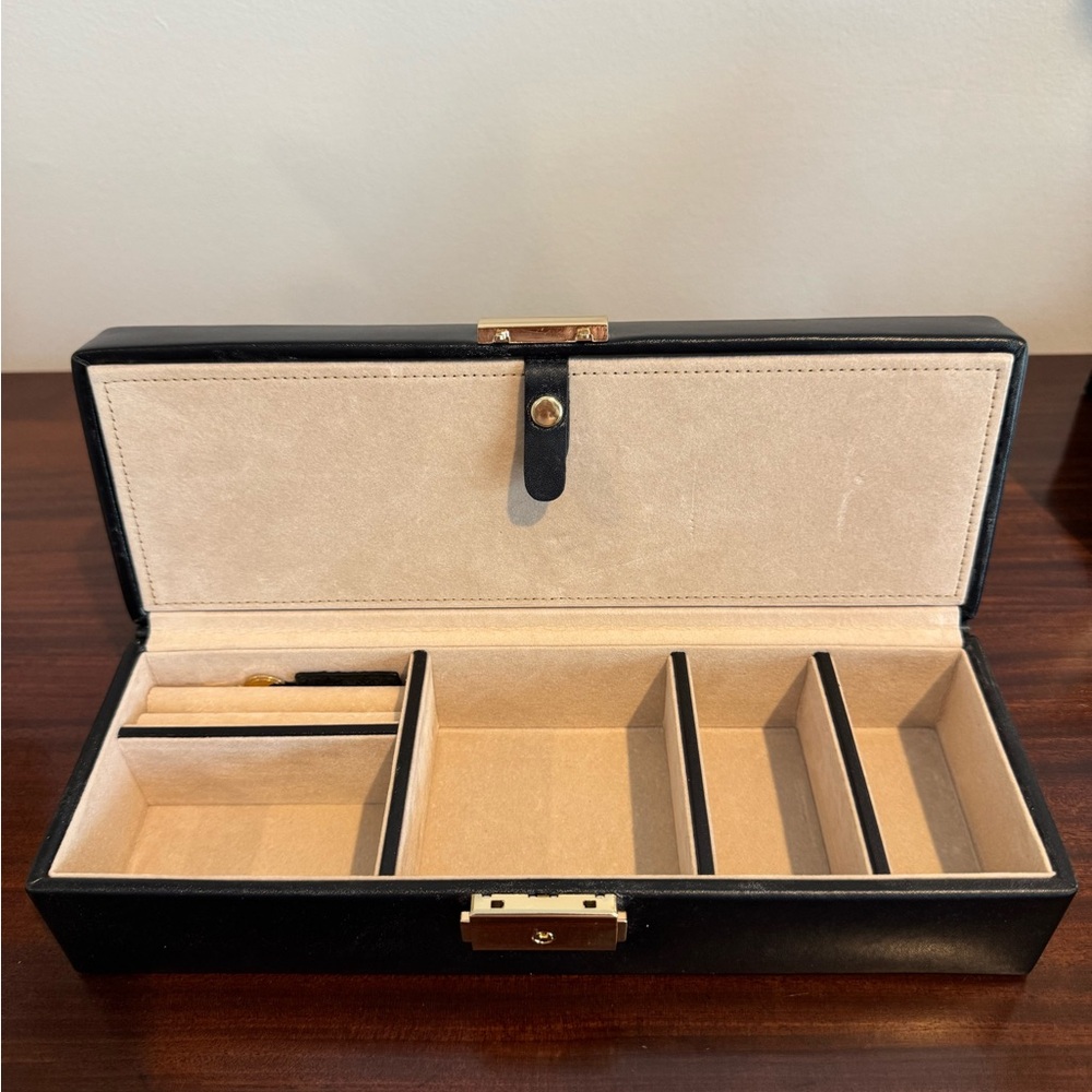 Wolf Heritage Safe Deposit Jewelry Box with lock & key. Never used. - Picture 2 of 9